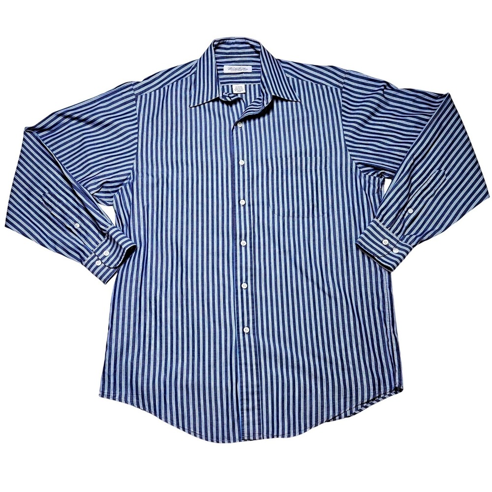 Brooks Brothers Striped Button Down Shirt Long Sleeve Dress Shirt 15-32/33